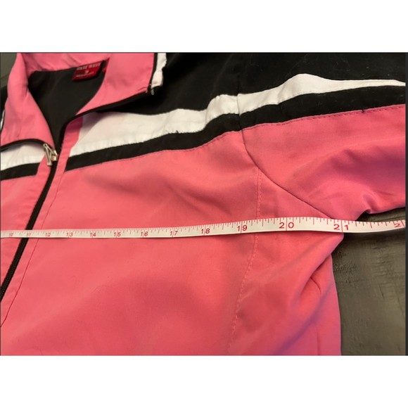 East West Vintage Pink and Black Wind/Track Suit - Sz M/L - Picture 5 of 10